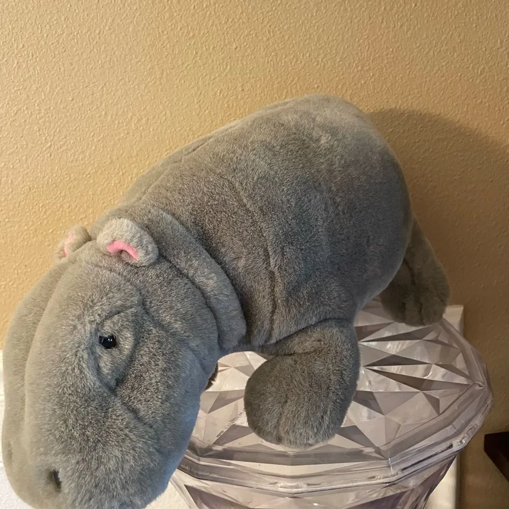 Plush Hippo Small of the Wild 1995 Plush Hippo 16 inch